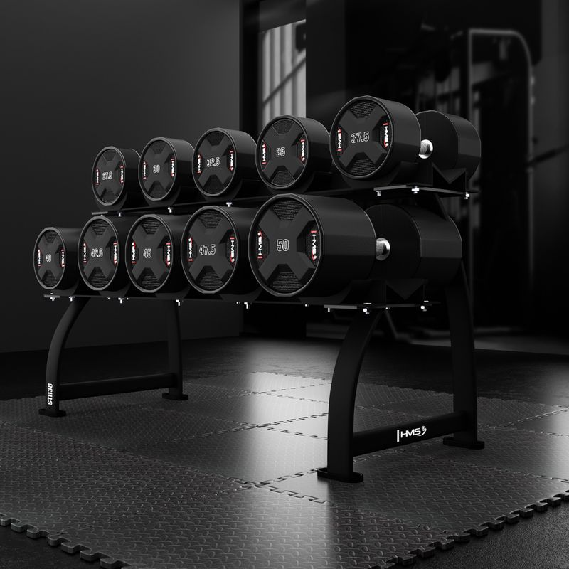 Hantel HMS HPC 1 szt. 40 kg black 6