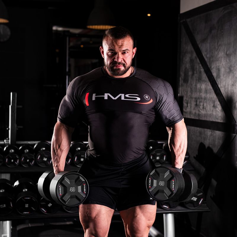 Hantel HMS HPC 1 szt. 40 kg black 8