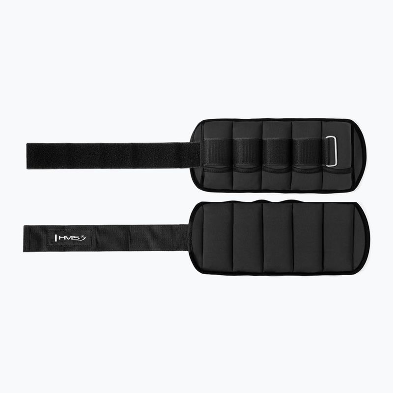 Obciążniki na kostki i nadgarstki HMS ONK03 2 x 1,5 kg black 5