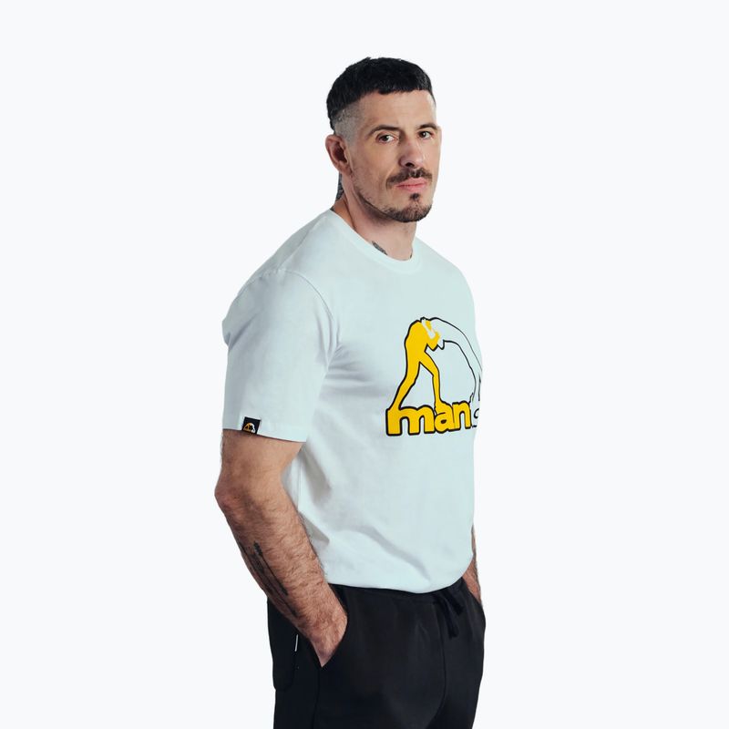 Koszulka męska MANTO Logo biały 3