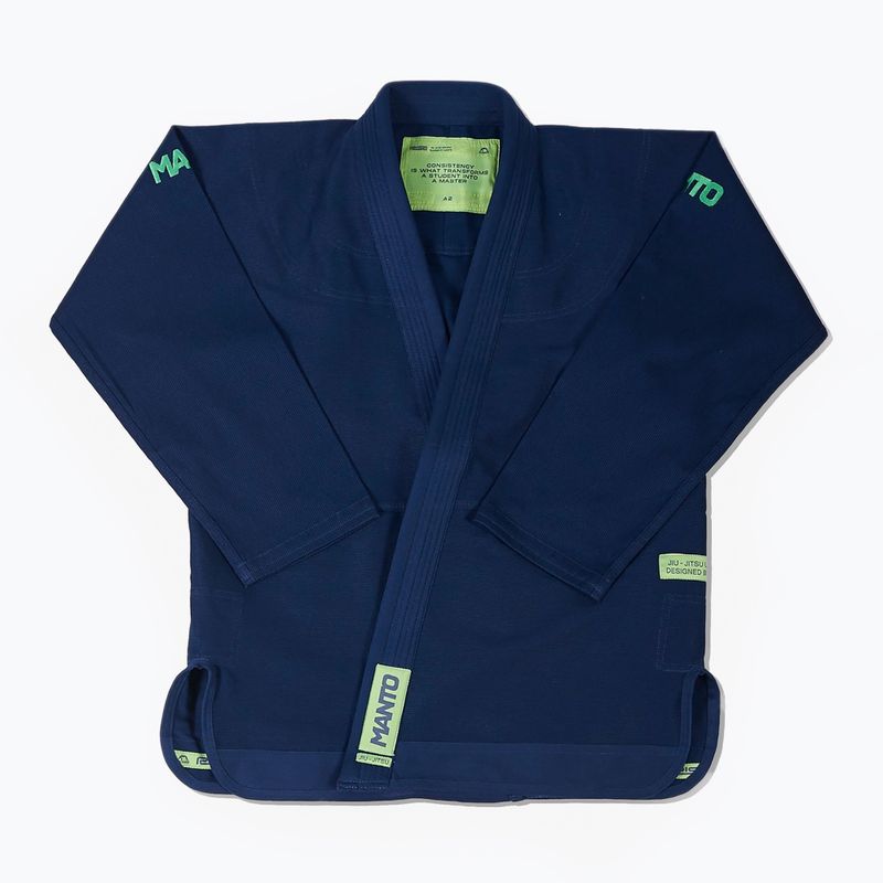 GI do brazylijskiego jiu-jitsu MANTO Rise 2.0 blue 7