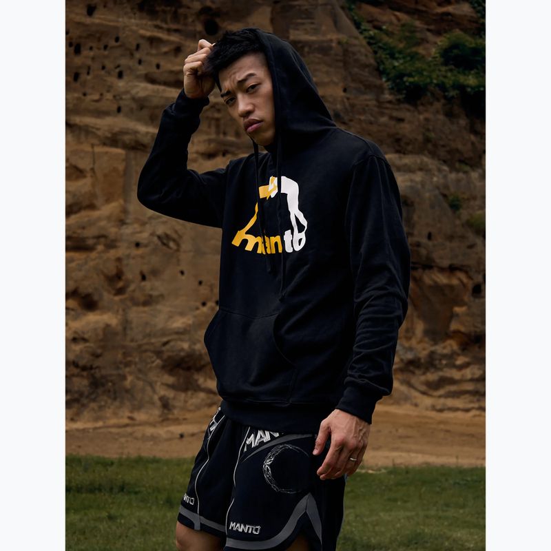 Bluza męska MANTO Logo Hoody czarny 4