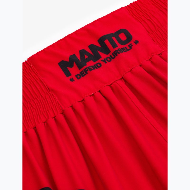 Spodenki bokserskie męskie MANTO Varsity czerwony 4