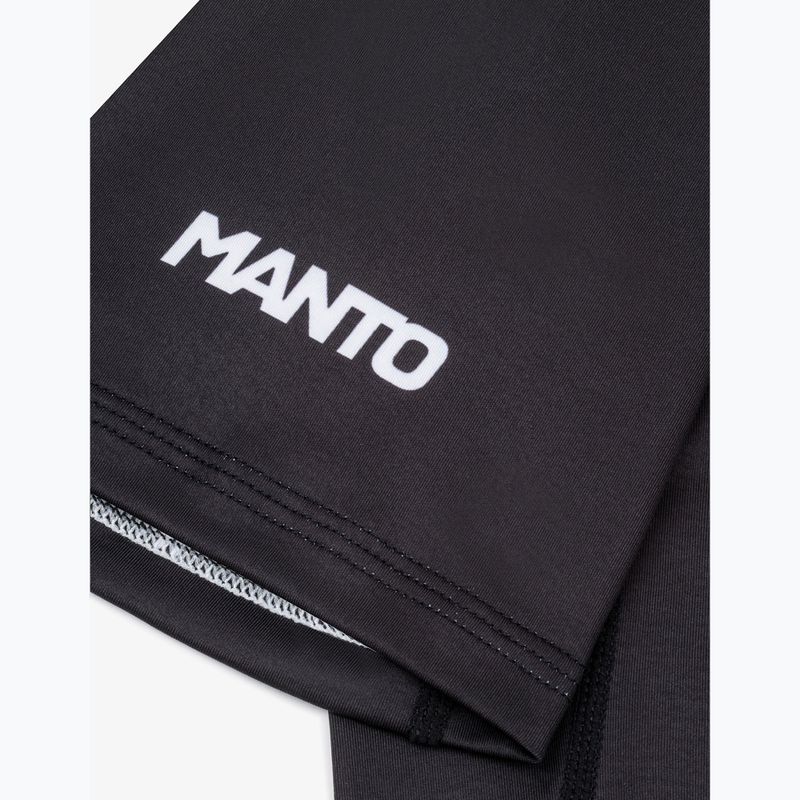 Rashguard męski MANTO Logo czarny 4