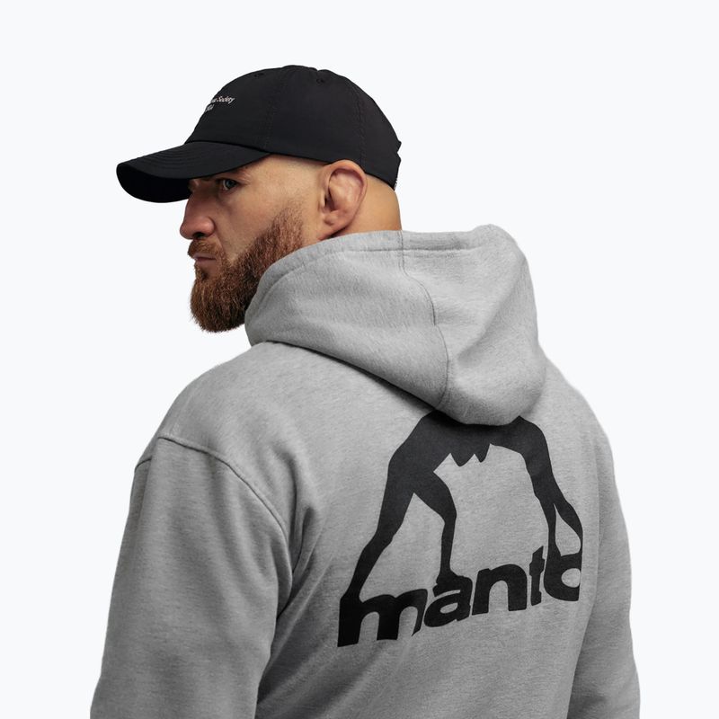 Bluza męska MANTO Peaceful Violence Hoody szary 2