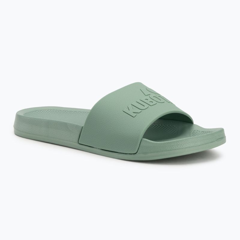 Klapki damskie Kubota Basic Plain pastelowy zielony