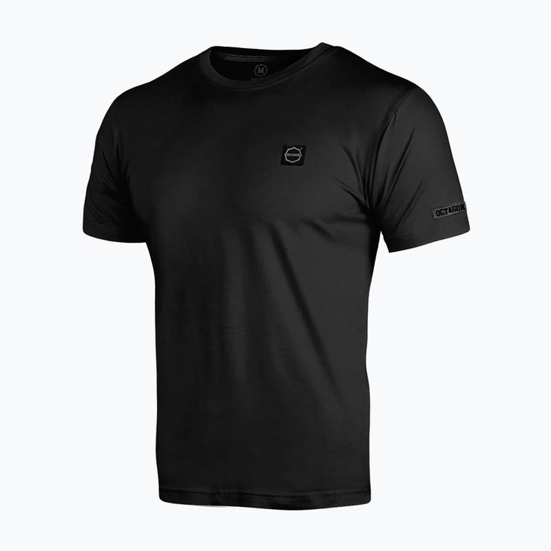 Koszulka męska Octagon Small Logo black/grey