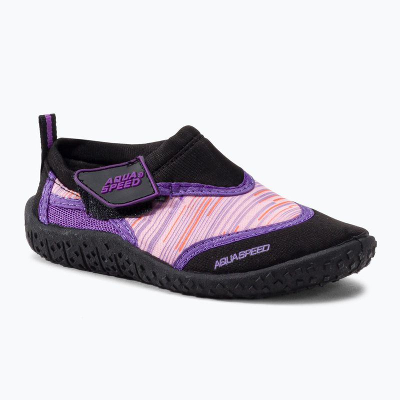 Buty do wody dziecięce AQUA-SPEED Aqua 2A czarne/różowe