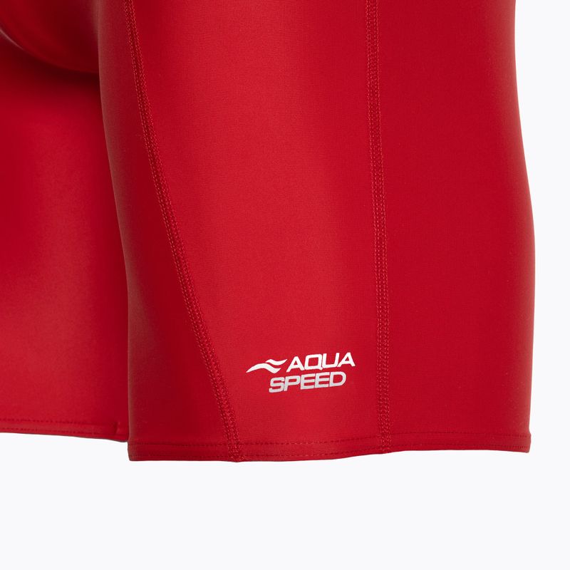 Jammery pływackie męskie AQUA-SPEED Long Jammer czerwone 4