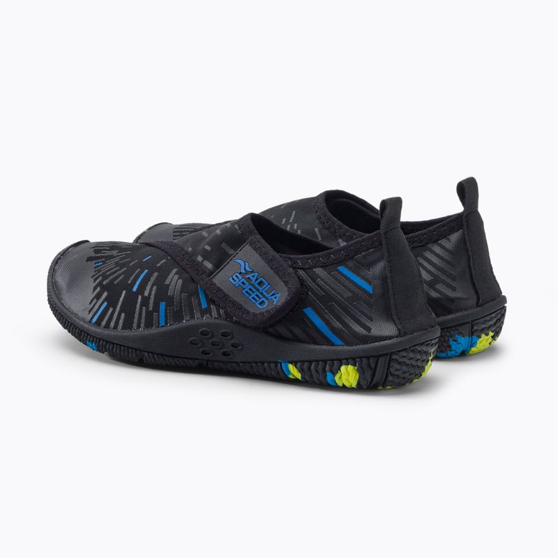 Buty do wody AQUA-SPEED Tegu czarne/niebieskie 3