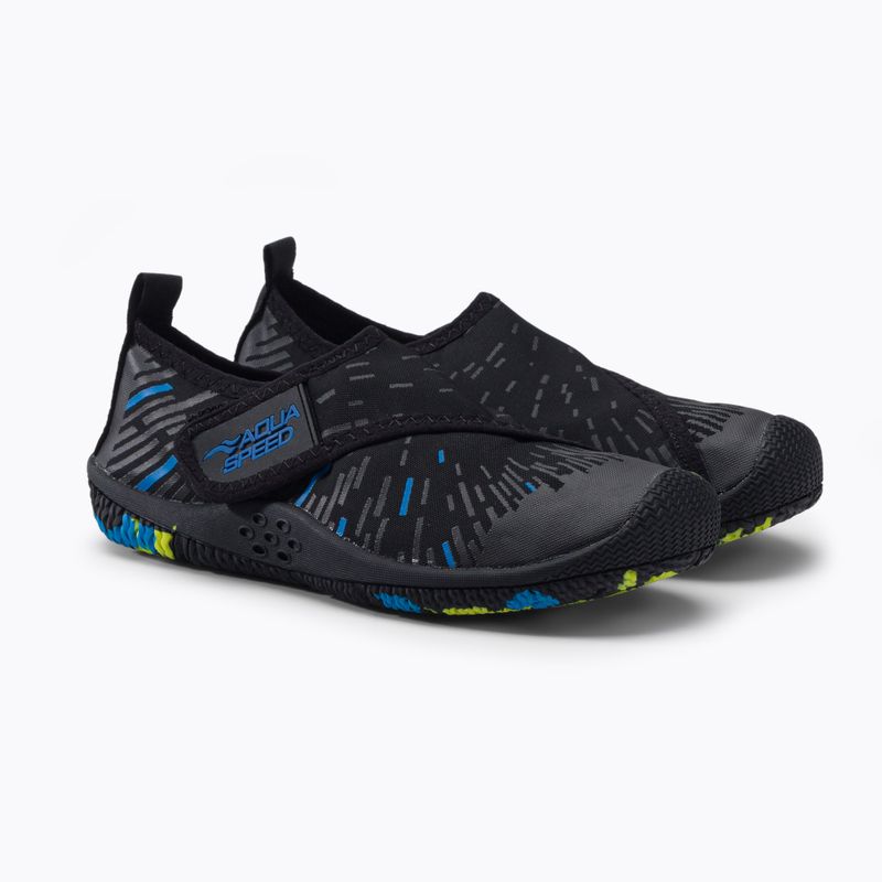 Buty do wody AQUA-SPEED Tegu czarne/niebieskie 5