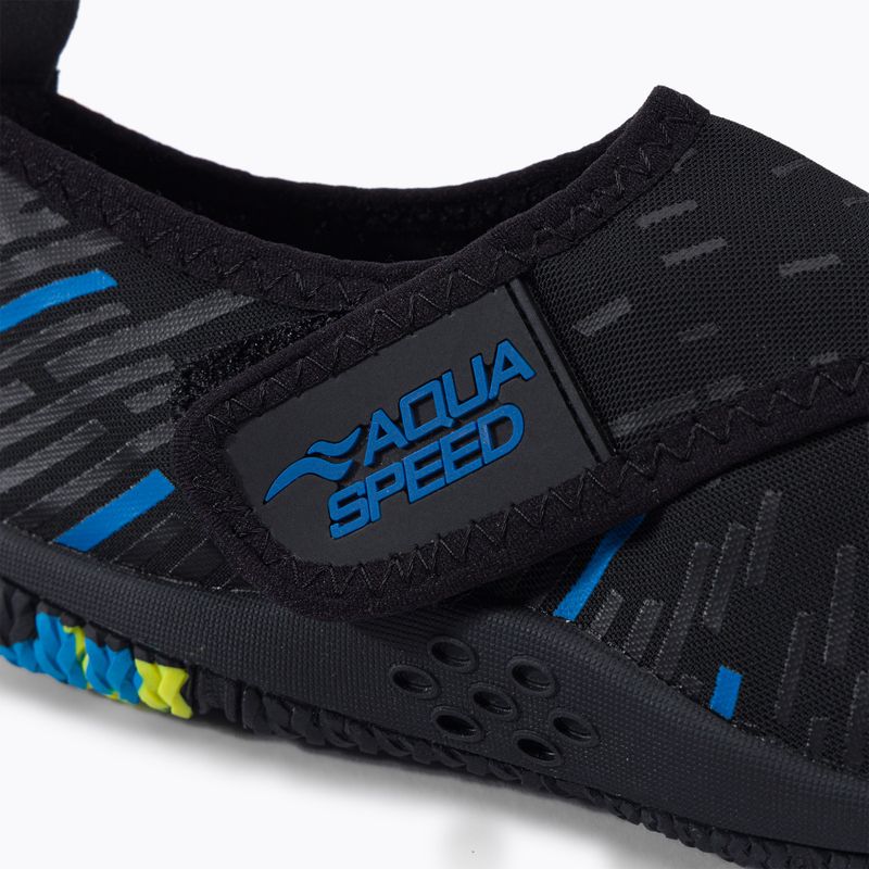 Buty do wody AQUA-SPEED Tegu czarne/niebieskie 7