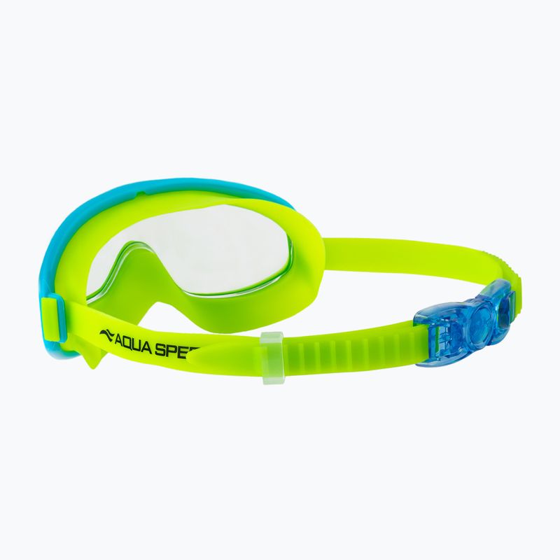 Maska do pływania dziecięca AQUA-SPEED Tivano JR niebieska/zielona 4