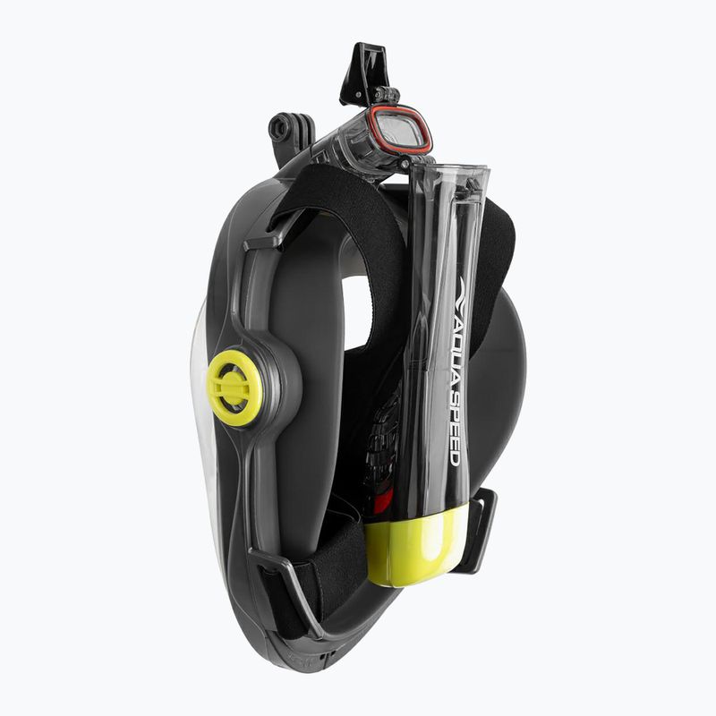 Maska pełnotwarzowa do snorkelingu AQUA-SPEED Spectra 2.0 czarna 9