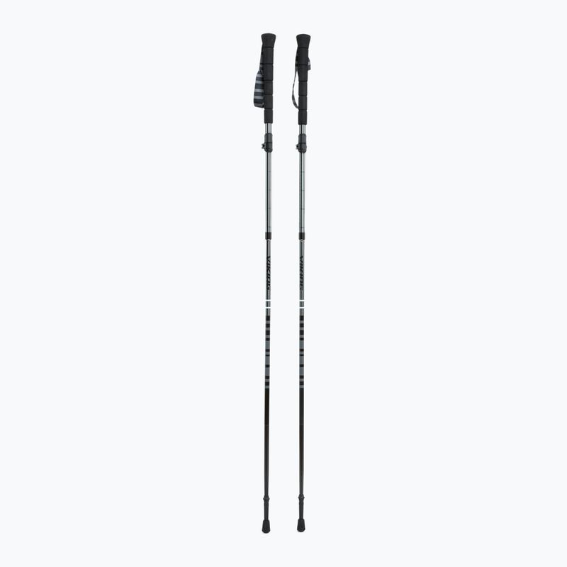 Kije trekkingowe Viking Kettera Pro Long Grip dark grey/black