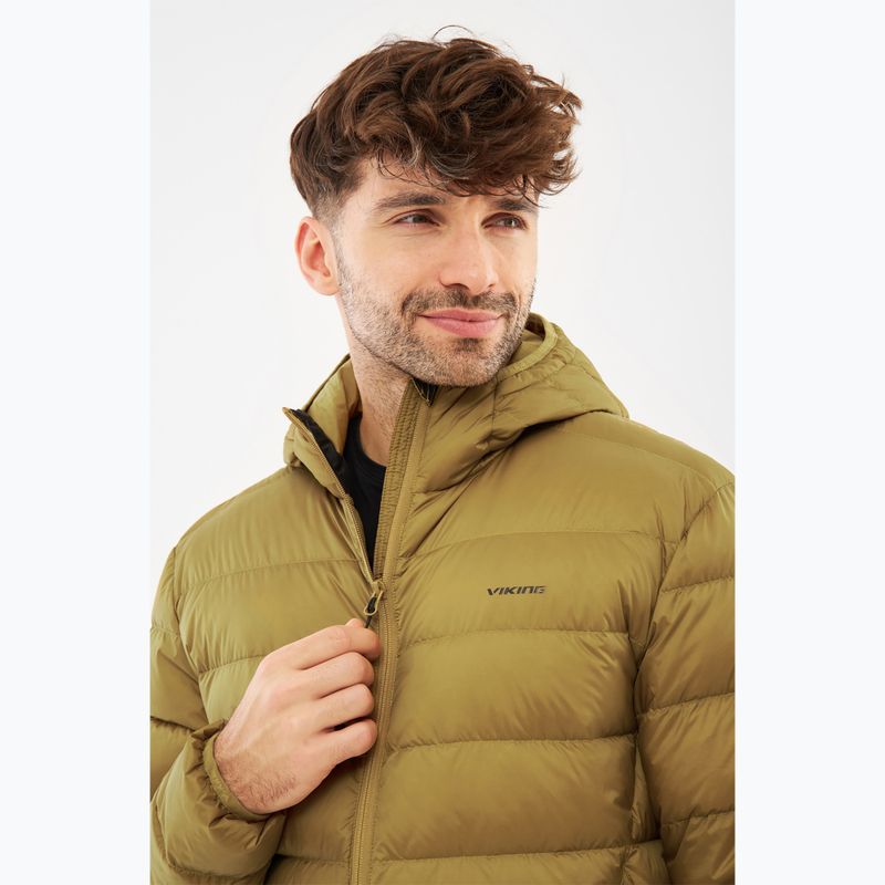 Kurtka puchowa męska Viking Rovi light brown 4