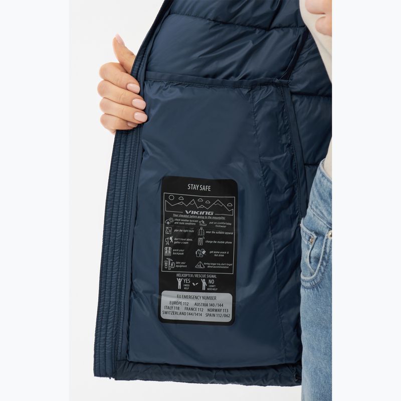 Kurtka puchowa damska Viking Rovi navy 9
