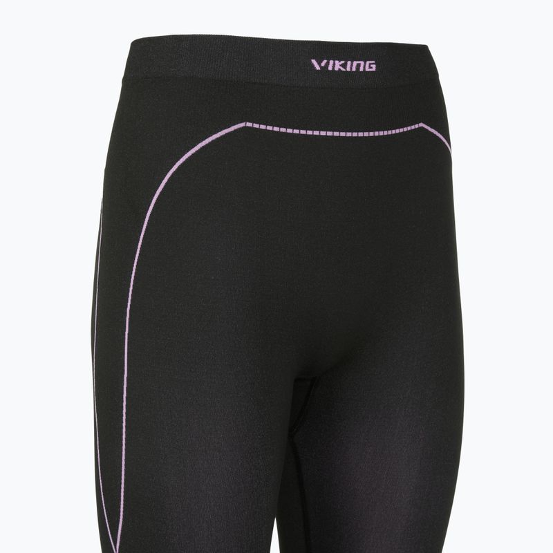 Spodnie termoaktywne damskie Viking Etna 2.0 black/purple 3
