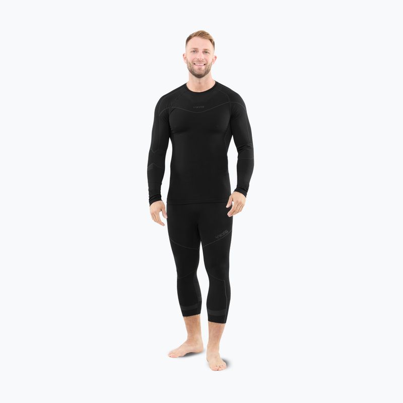 Komplet bielizny termoaktywnej męskiej Viking Gary 3/4 black