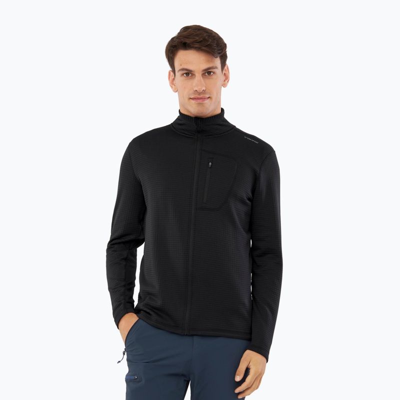 Bluza trekkingowa męska Viking Admont Full Zip black
