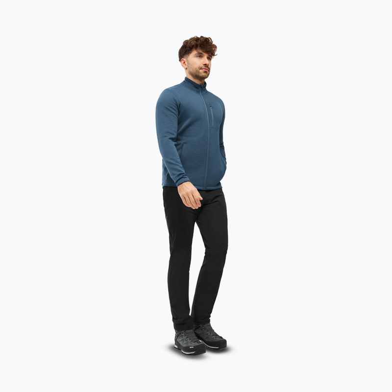 Bluza trekkingowa męska Viking Admont Full Zip navy 2