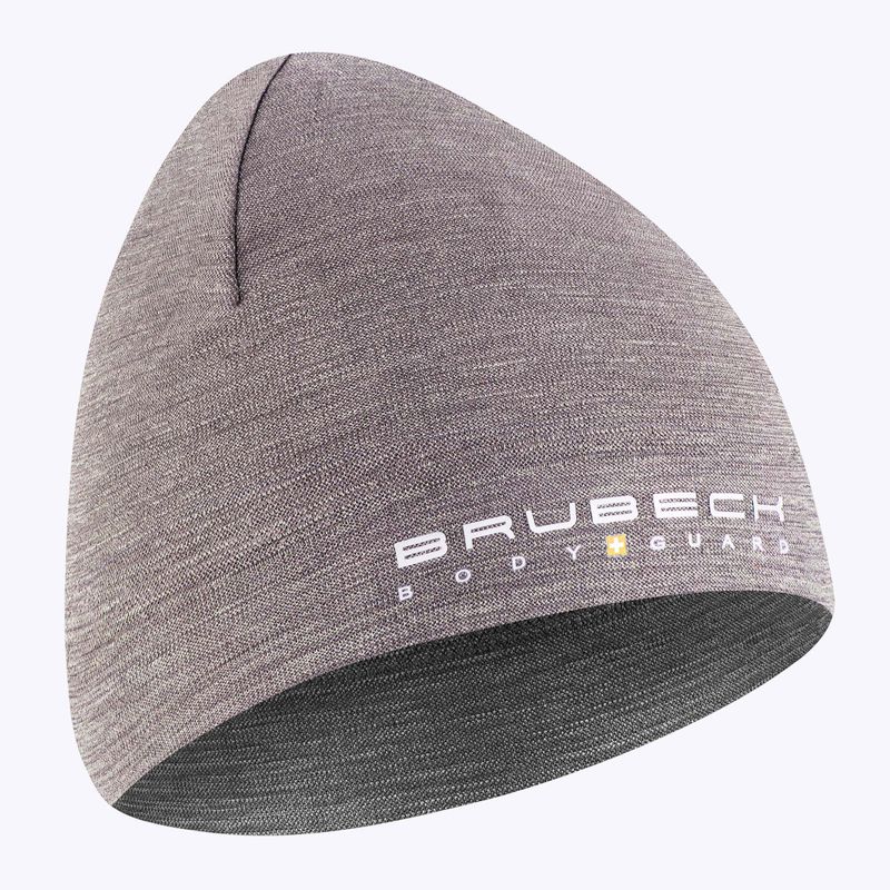 Czapka termoaktywna Brubeck Merino Wool stalowy 2