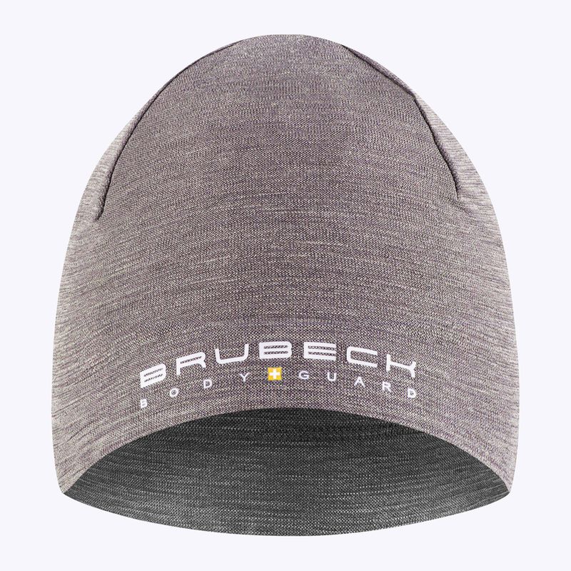 Czapka termoaktywna Brubeck Merino Wool stalowy