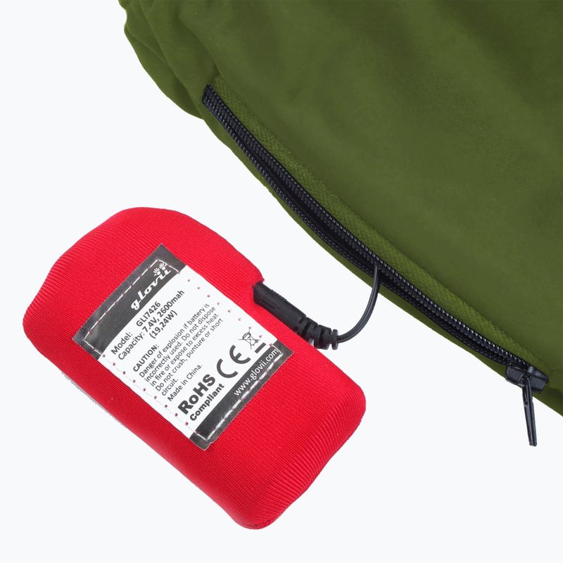 Spodnie ogrzewane Glovii GP1C zielone 6