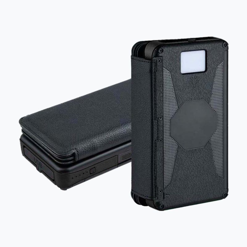 Powerbank solarny PowerNeed 20000 mAh czarny 2