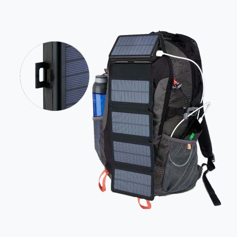 Powerbank solarny PowerNeed 20000 mAh czarny 10