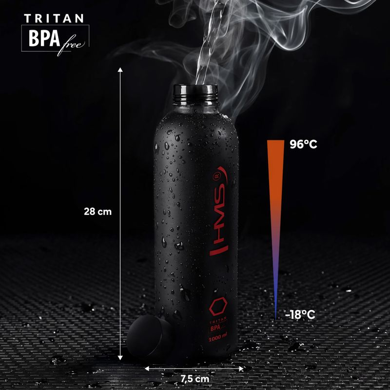 Butelka HMS NCD61 1000 ml black 5