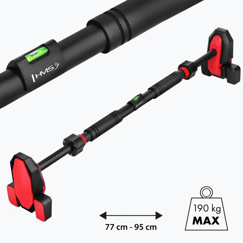 Drążek do podciągania HMS DD300 black/red 6