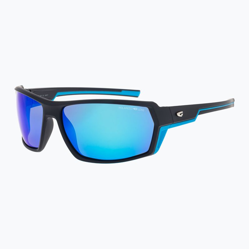 Okulary przeciwsłoneczne GOG Mistral matt black/blue/polychromatic white-blue 2