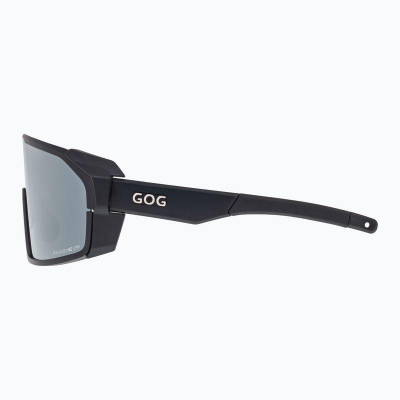 Okulary przeciwsłoneczne GOG Annapurna matt black/silver mirror 4