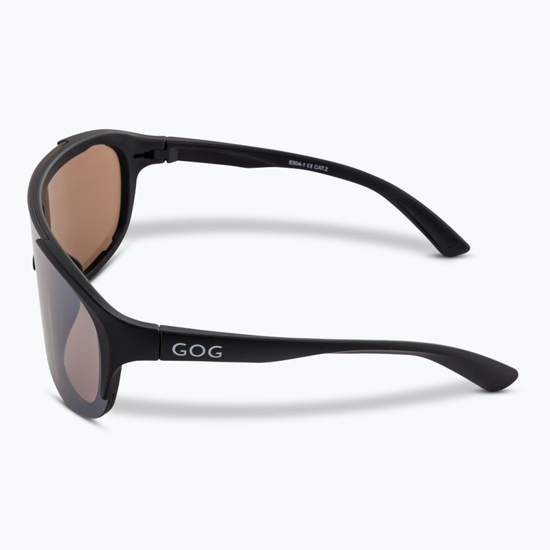 Okulary przeciwsłoneczne GOG Medusa matt black/silver/silver mirror 4