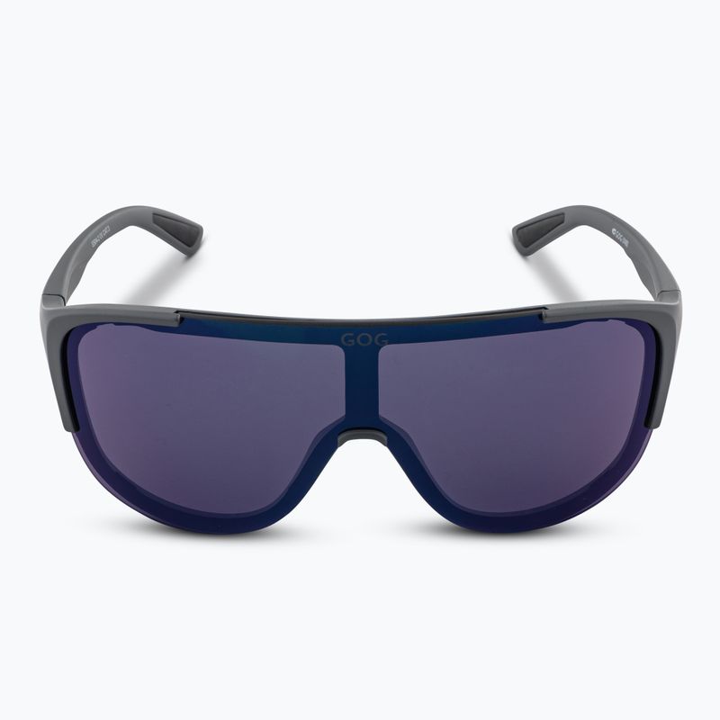 Okulary przeciwsłoneczne GOG Medusa matt grey/black/blue mirror 3