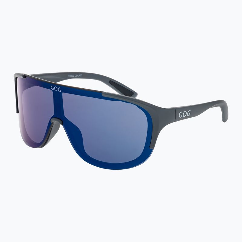 Okulary przeciwsłoneczne GOG Medusa matt grey/black/blue mirror 5