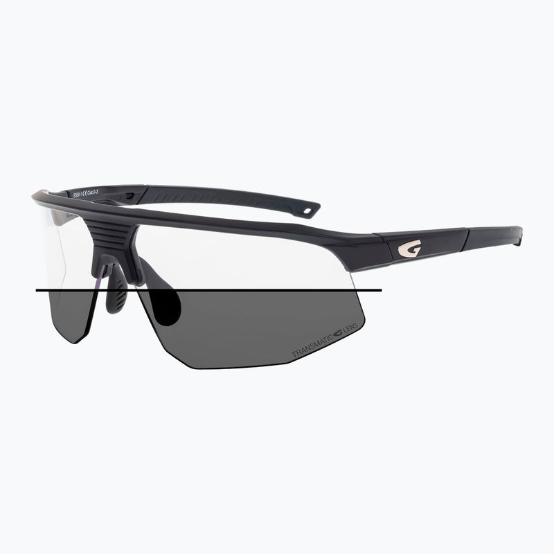 Okulary przeciwsłoneczne GOG Kilo matt black/clear smoke 8