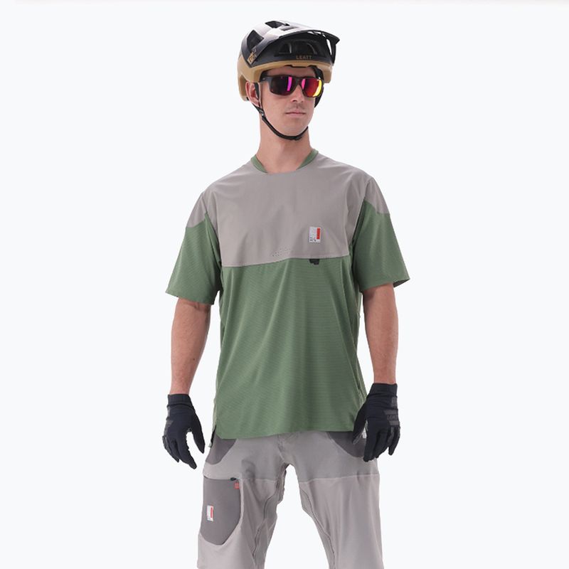 Koszulka rowerowa męska Leatt MTB AllMtn 3.0 spinach