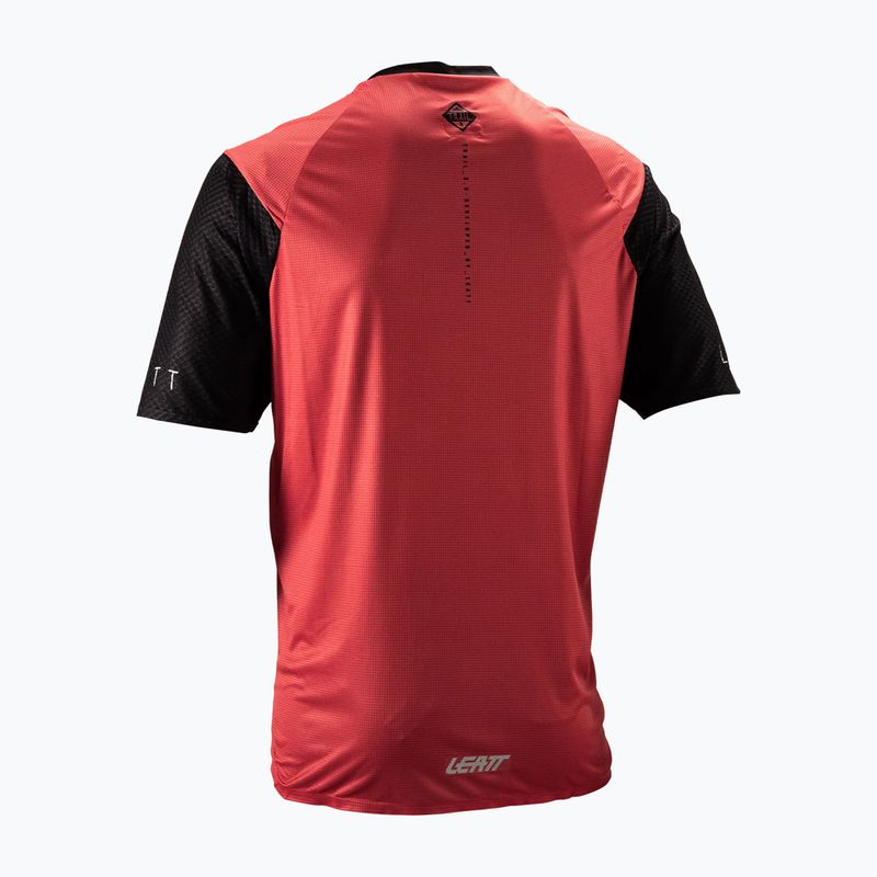 Koszulka rowerowa męska Leatt MTB Trail 3.0 dusty red 2