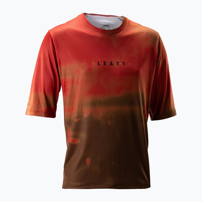 Koszulka rowerowa męska Leatt MTB Gravity 4.0 dusty red