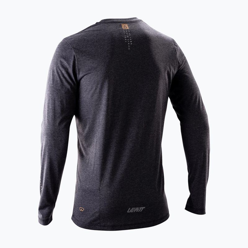 Longsleeve rowerowy męski Leatt MTB Gravity 3.0 ghost black 6