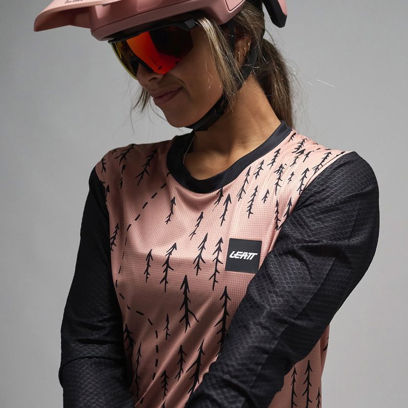 Longsleeve rowerowy damski Leatt MTB Trail 3.0 trails pink 8