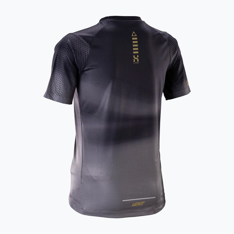 Koszulka rowerowa damska Leatt MTB Trail 3.0 ghost black 2