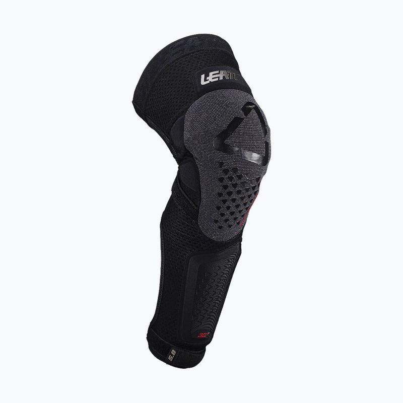 Ochraniacze rowerowe na kolana i piszczele dziecięce Leatt 3DF 5.0 Evo EXT black