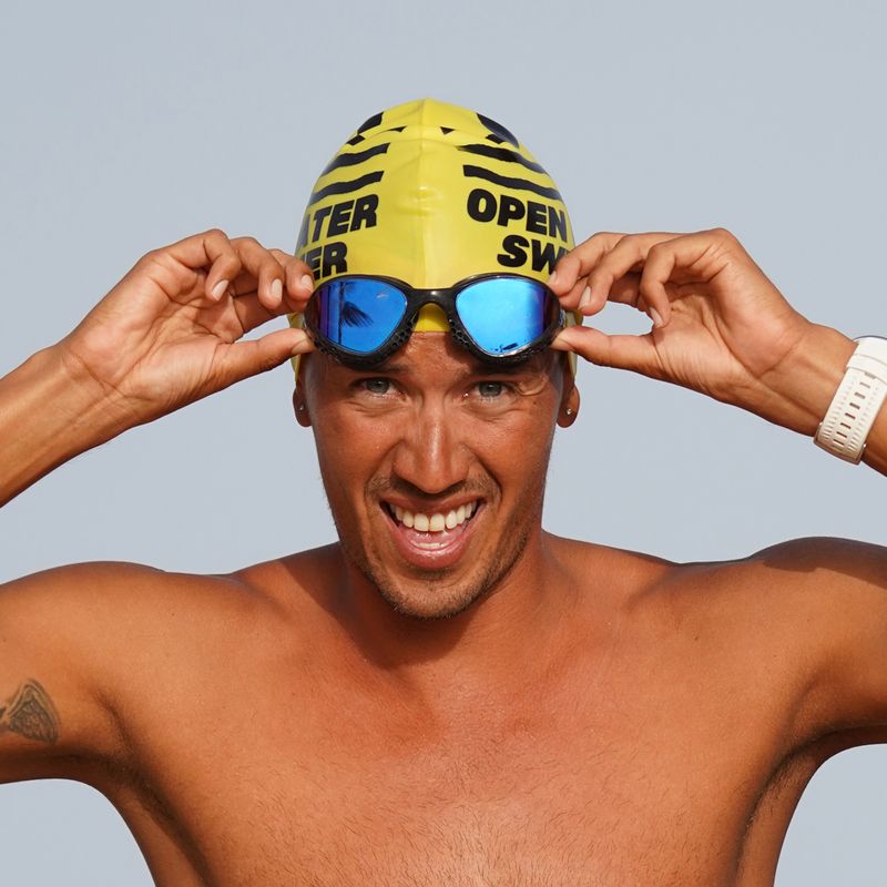 Czepek pływacki BuddySwim OWS Silicone yellow 2