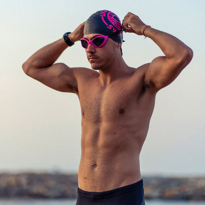 Okulary do pływania BuddySwim Ozean pink/black/ smoke 5
