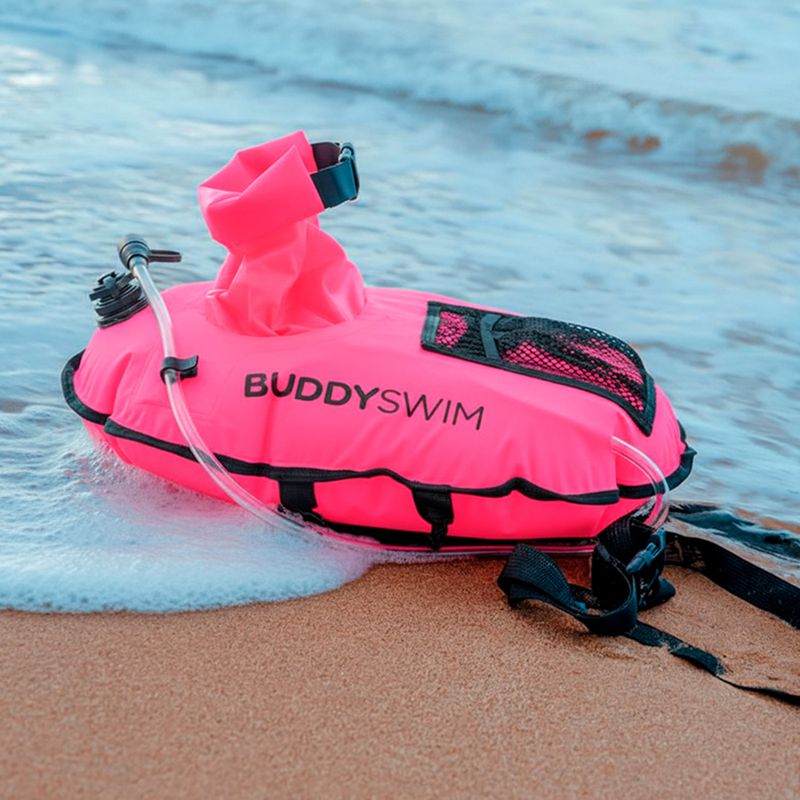 Bojka asekuracyjna Buddyswim Hydrastation Pro 10 l pink 5