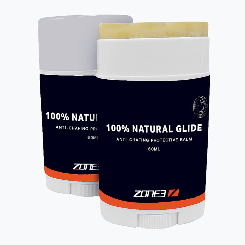 Balsam zapobiegający otarciom ZONE3 100% Natural Organic Anti-Chafing Glide black/white