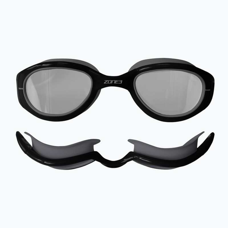 Okulary do pływania ZONE3 Attack black/grey 2